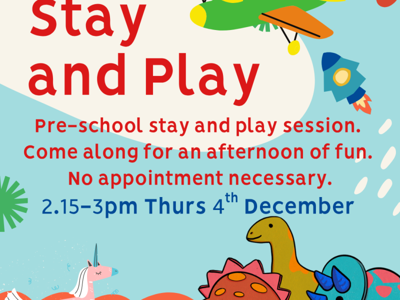 Pre-school stay and play session